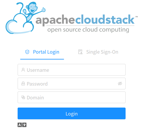 CloudStack LoginPage
